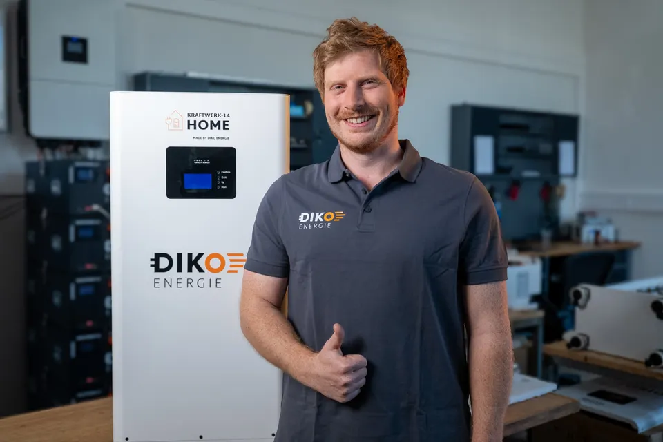 DIKO KRAFTWERK HOME 14 installiert im Hauswirtschaftsraum